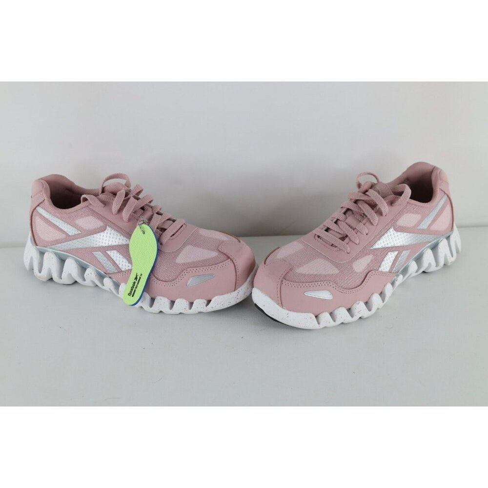 Vintage Y2K Reebok Zig Tech Womens 7.5 Composite Safety Toe Work Shoes Pink